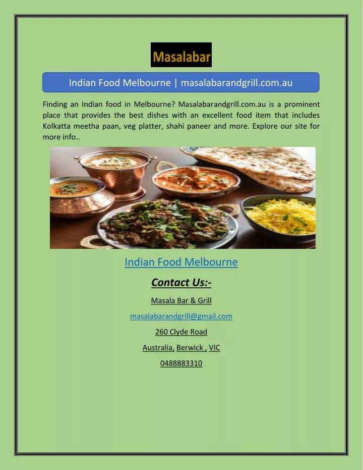 ppt-indian-food-melbourne-masalabarandgrill-au-powerpoint