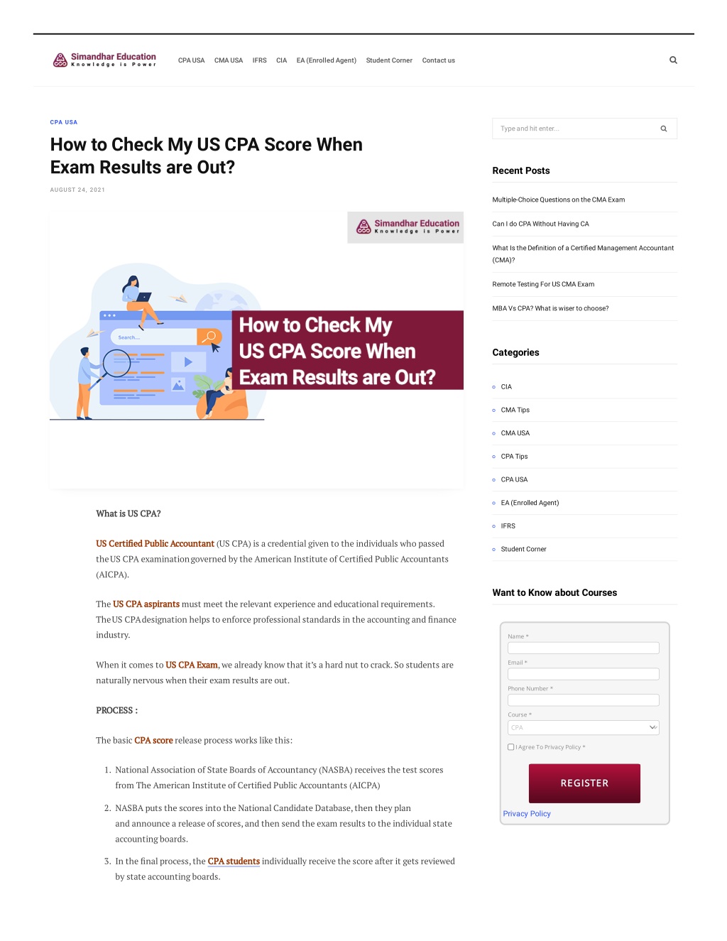 PPT How to Check My US CPA Score When Exam Results are Out