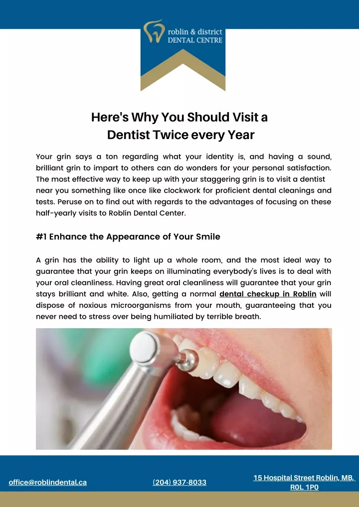 why visit the dentist twice a year