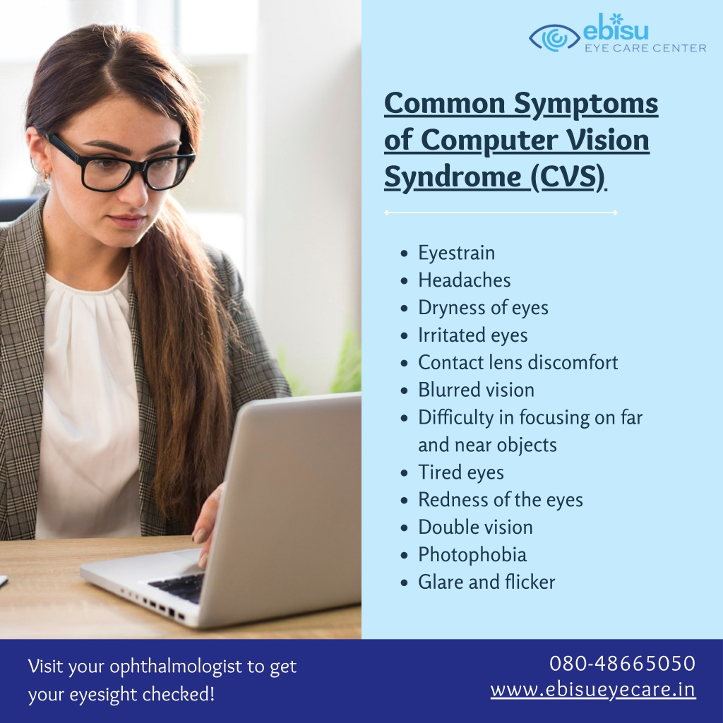 PPT - Symptoms of Computer Vision Syndrome | Best Ophthalmologist in ...