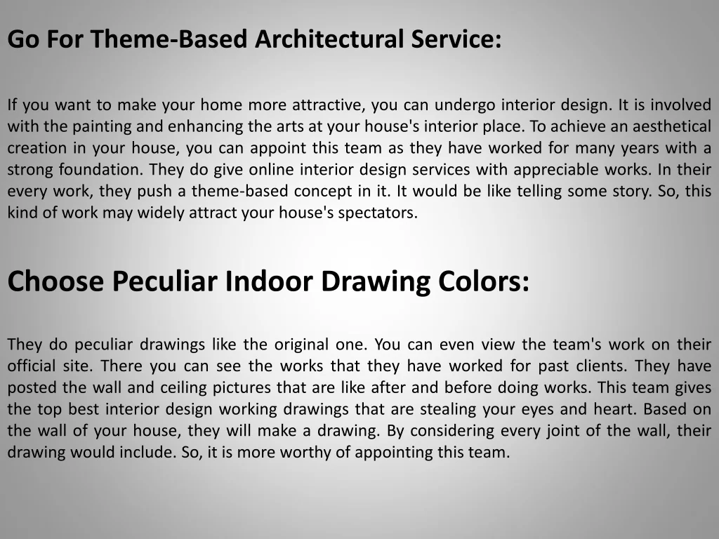 PPT - Make Your Home Classic By Accessing An Interior Design Service ...