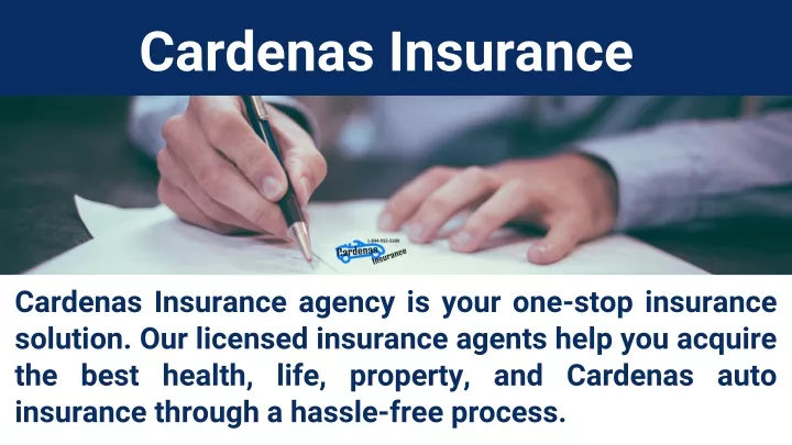 PPT - Cardenas Insurance Help to protect your future PowerPoint ...