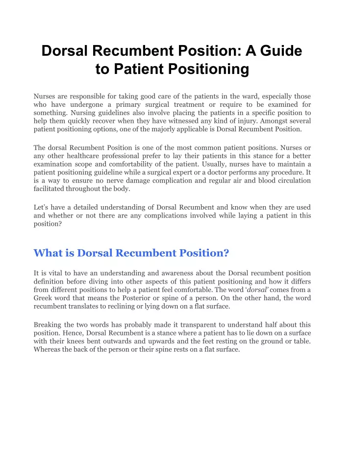 positioning-of-patient