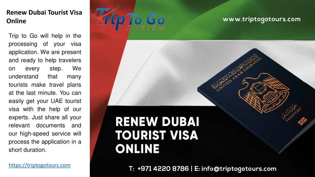 renew tourist visa dubai