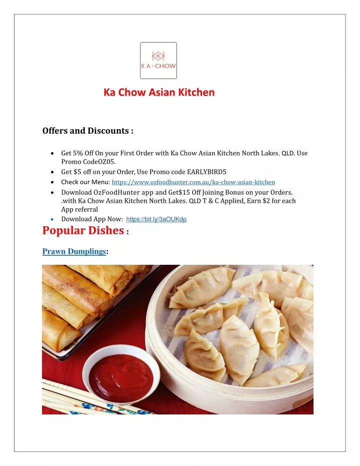 Chow Asian Kitchen Locations