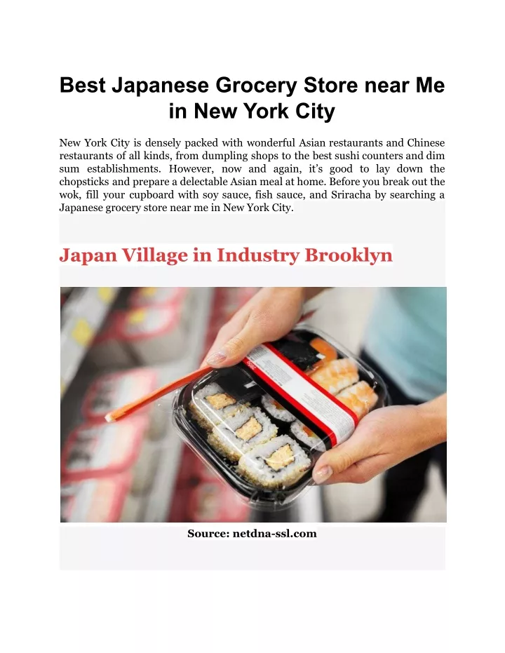 Best Japanese Grocery Store Near Me