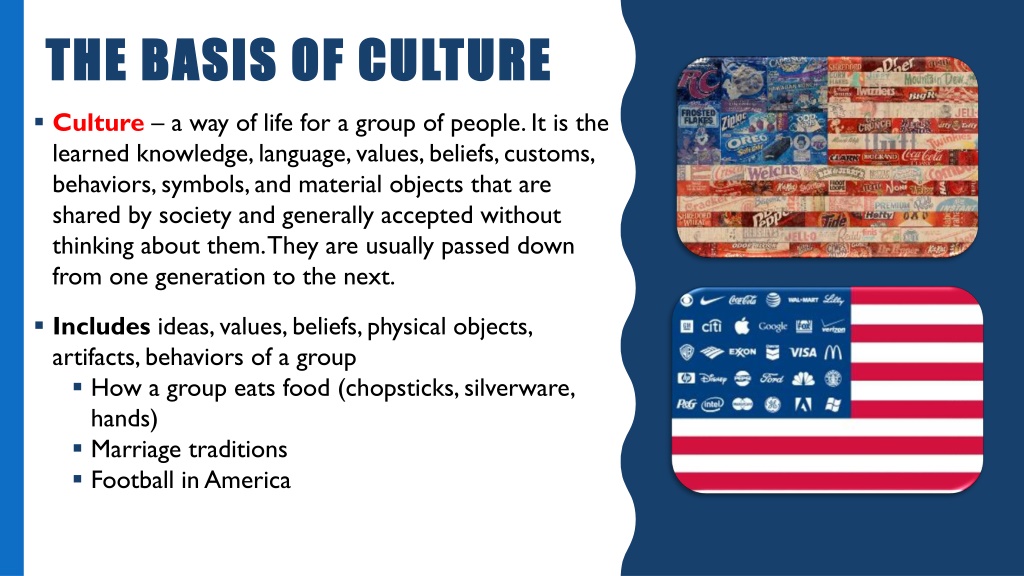 PPT Sociology ch. 3 Culture norms and values PowerPoint Presentation