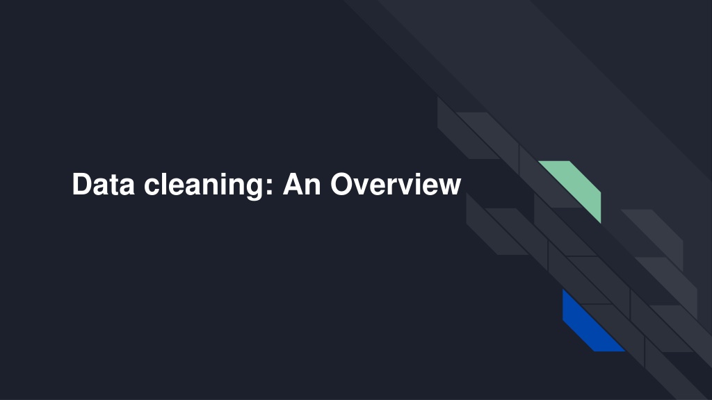 PPT - Data Cleaning PowerPoint Presentation, free download - ID:11160197