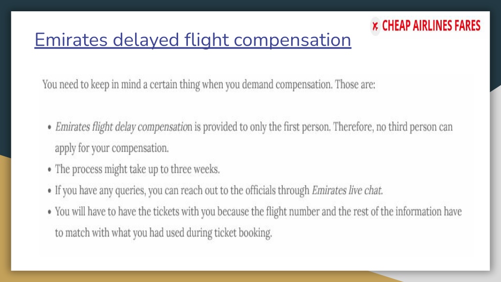 emirates delayed baggage compensation