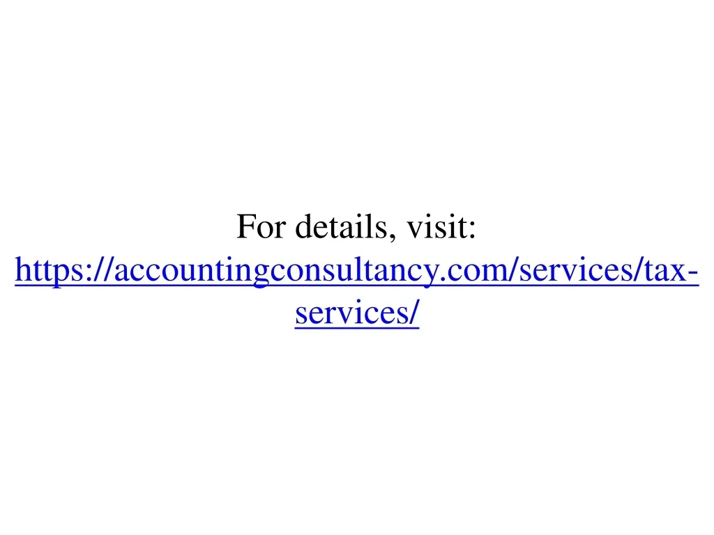 PPT The Best Certified Public Accountants Singapore PowerPoint