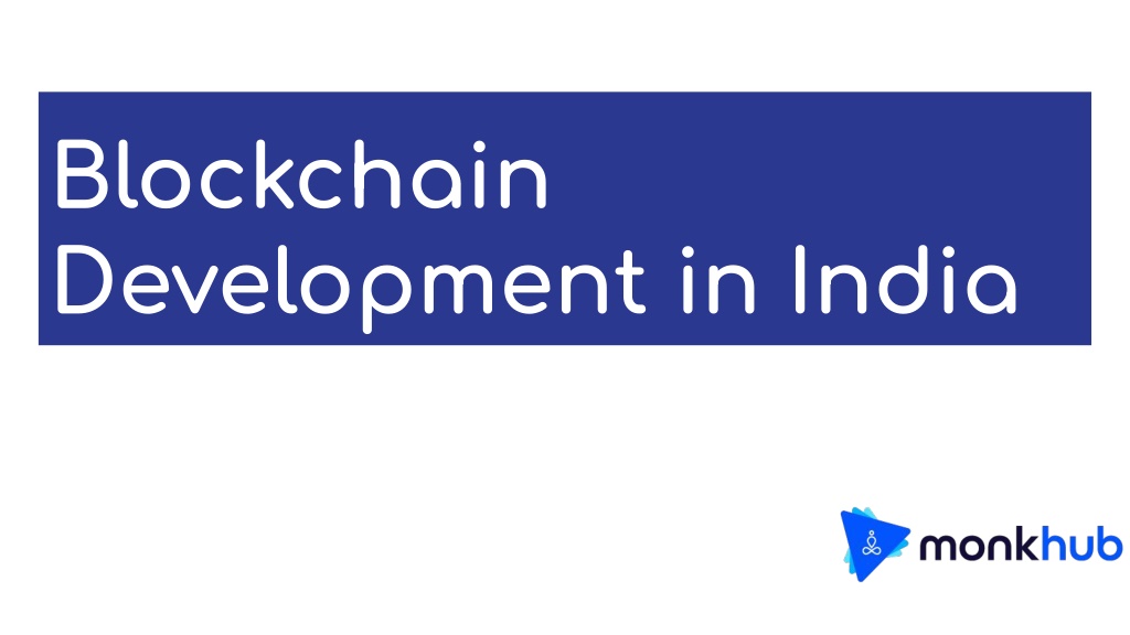 blockchain development in india