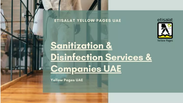 Ppt Sanitization And Disinfection Services And Companies Uae Powerpoint Presentation Id11163627 