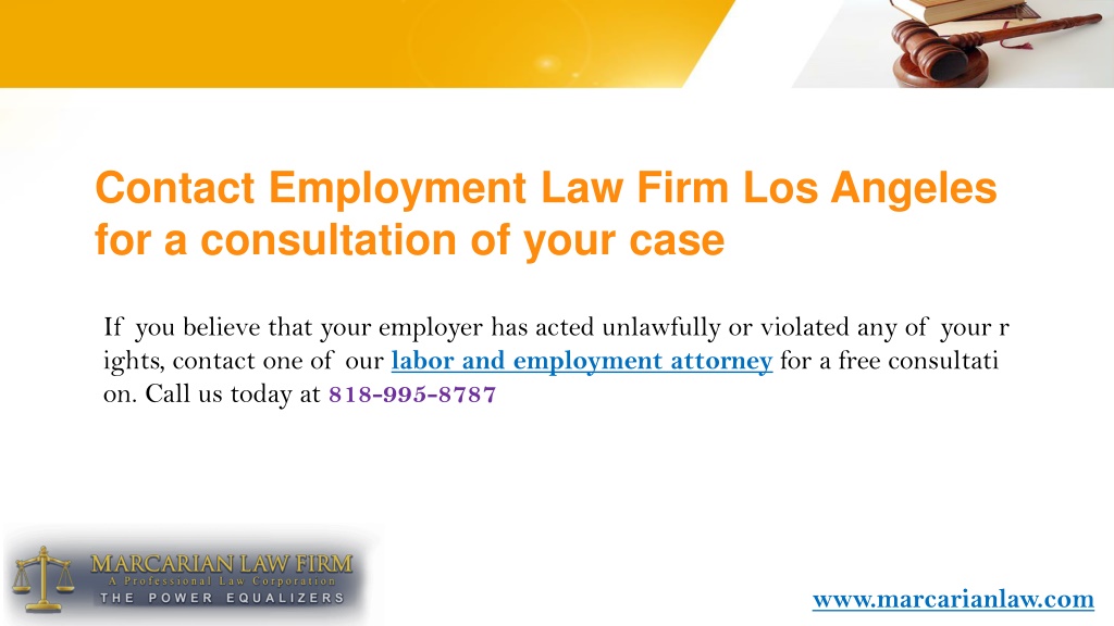 Ppt What Is Employment Law Best Employment Law Firm Los Angeles Powerpoint Presentation Id 