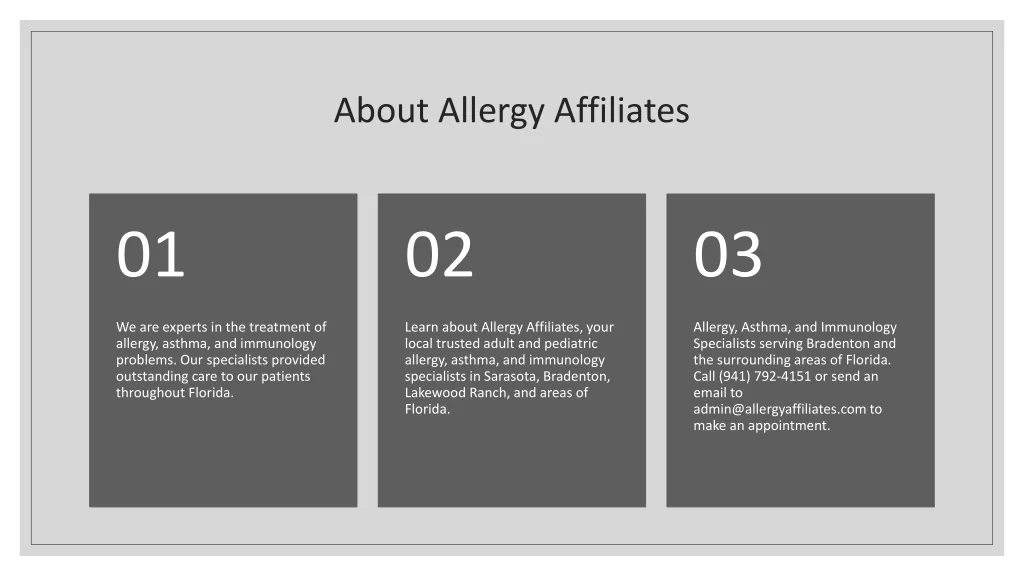 PPT Allergy Affiliates Florida Allergy and Asthma PowerPoint