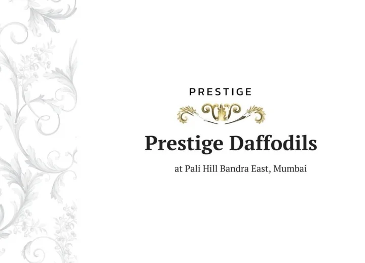 PPT Prestige Daffodils Pali Hill Bandra West Mumbai Towards a