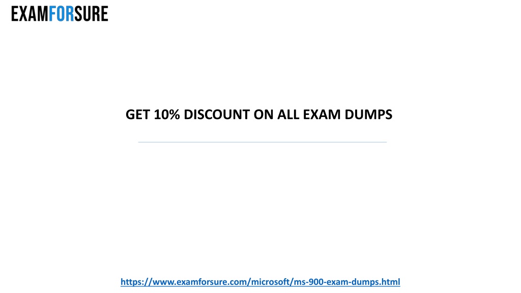 MS-900 Exam Tests