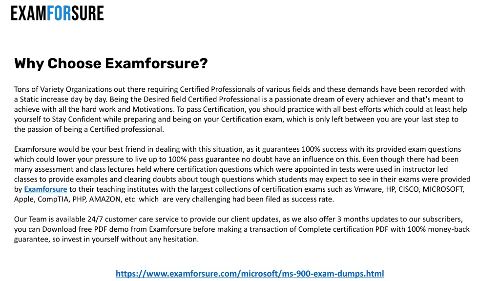 Reliable MS-900 Exam Review