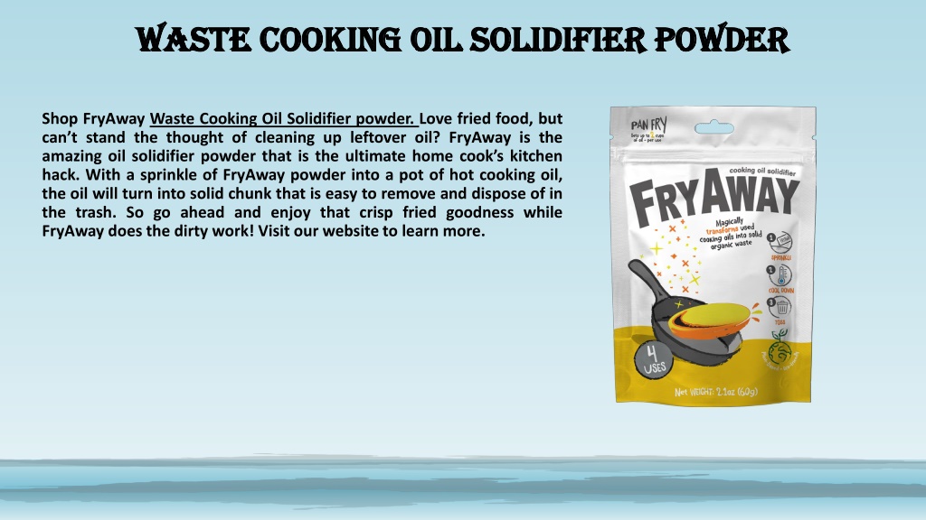 Waste Cooking Oil Powder