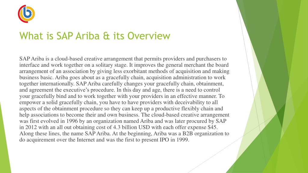 PPT - SAP Ariba Introduction And Overview Ppt | SAP Ariba Online ...