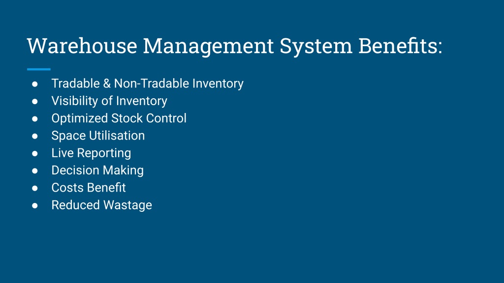 PPT - Warehouse Management System PowerPoint Presentation, Free ...