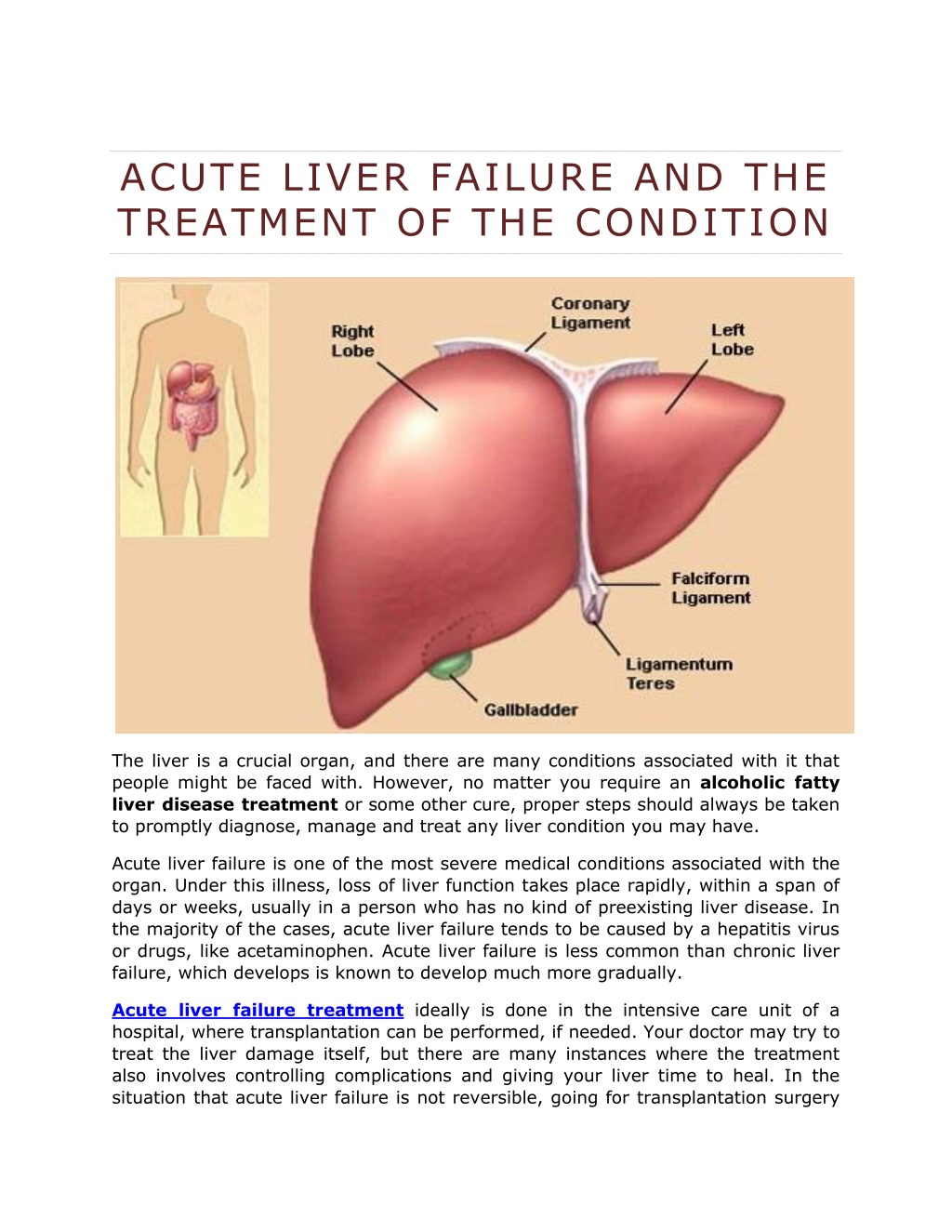 ppt-acute-liver-failure-and-the-treatment-of-the-condition-powerpoint