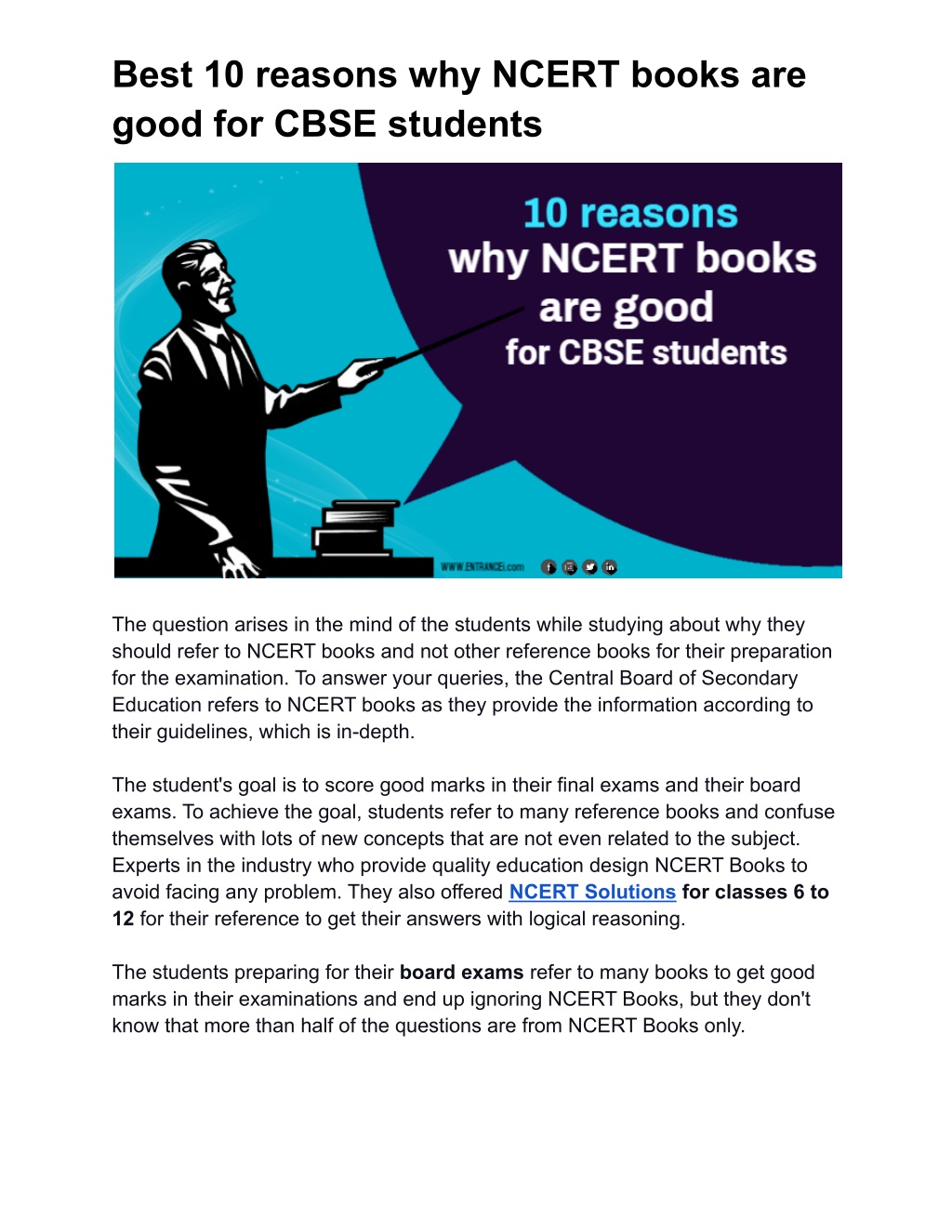 PPT   How Good Are NCERT Books For CBSE Students