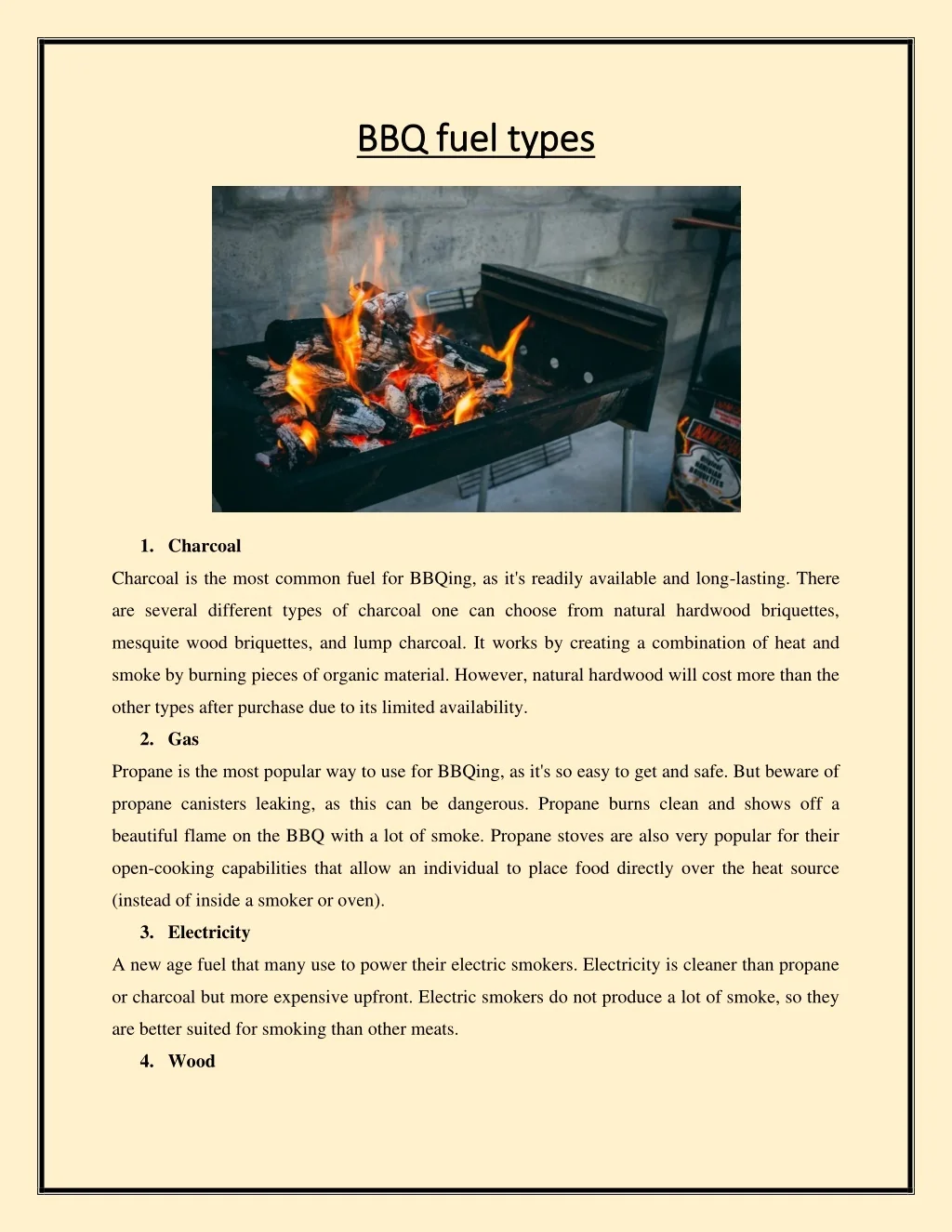 PPT HOME FIRES BBQ fuel typesconverted PowerPoint Presentation, free download ID11171458