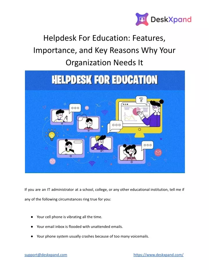 apply to education help desk