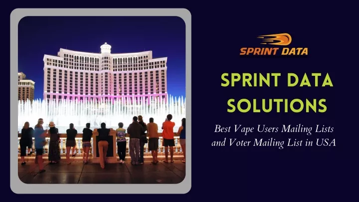Sprint Data Solutions -  Best Vape Users Mailing Lists and Voter Mailing List in USA