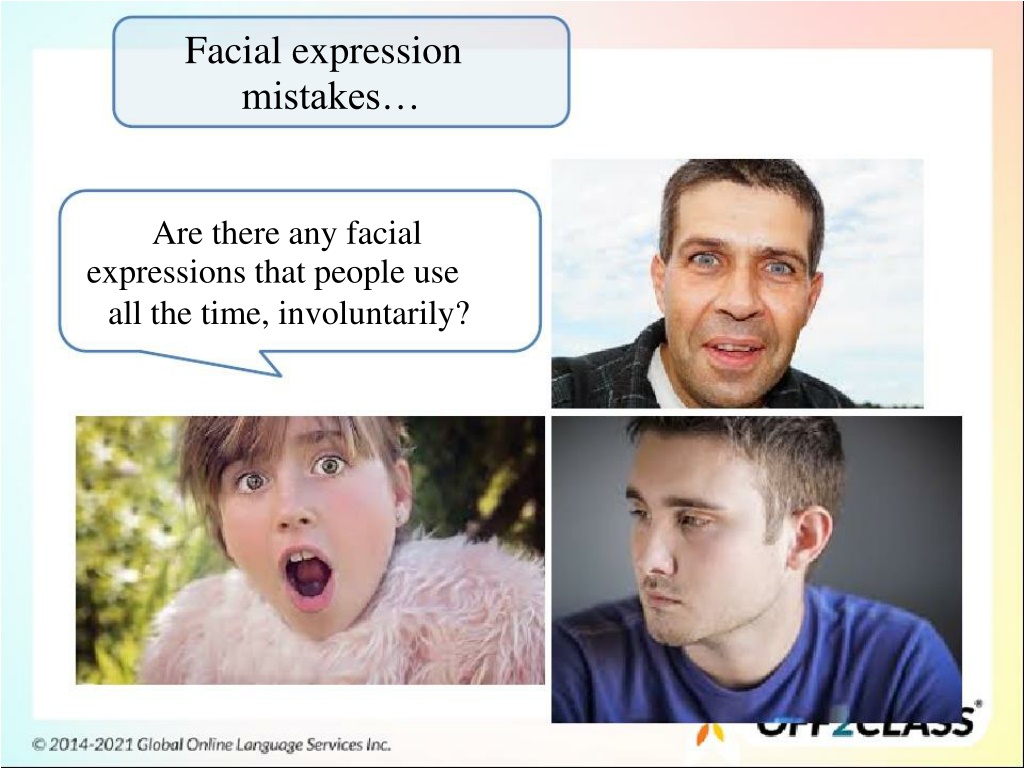 PPT - Facial Expressions: An Introductory ESL Lesson Plan PowerPoint ...