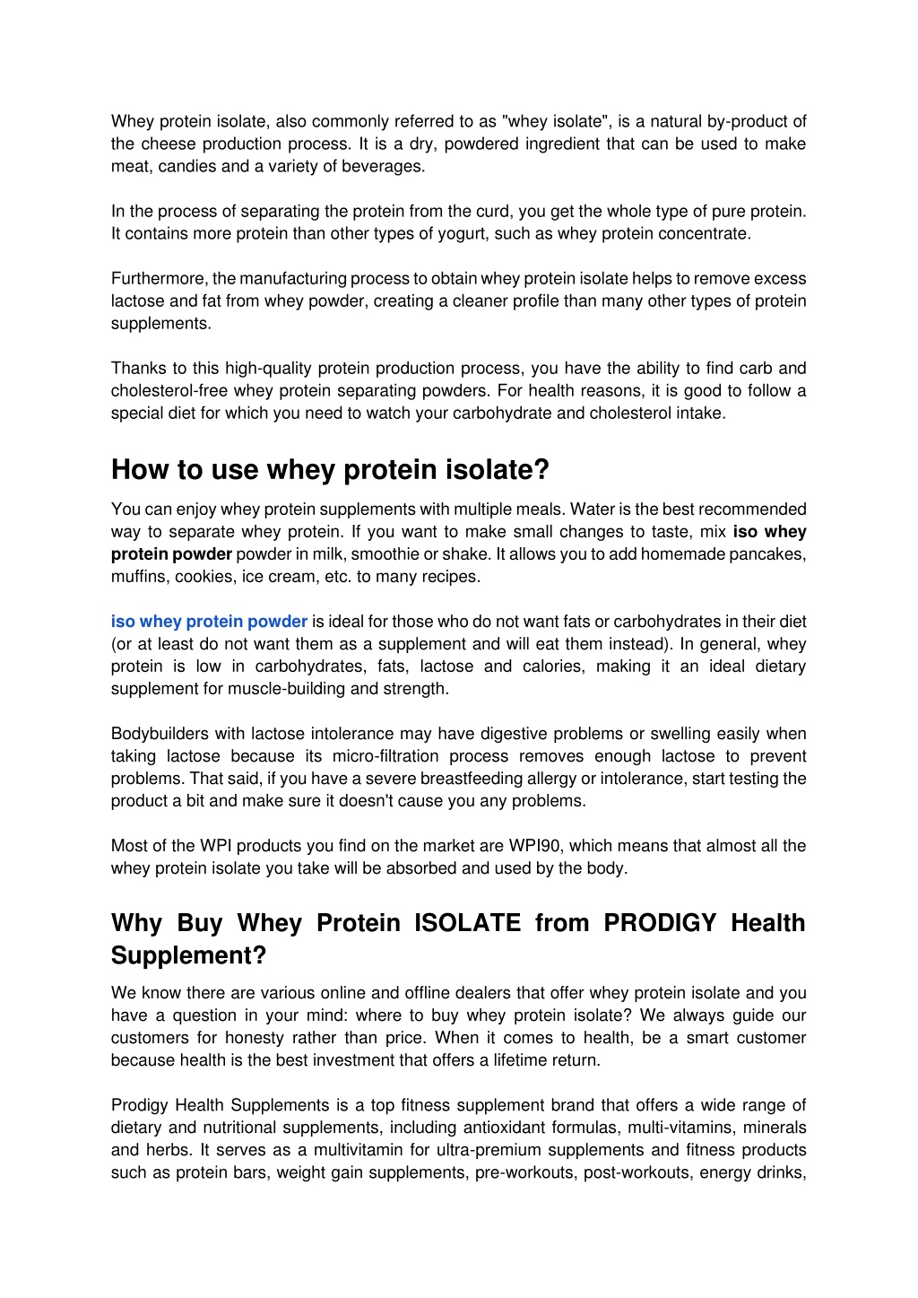 Ppt What Is Whey Protein Isolate And Uses Of Whey Protein Isolate Powerpoint Presentation Id 1787