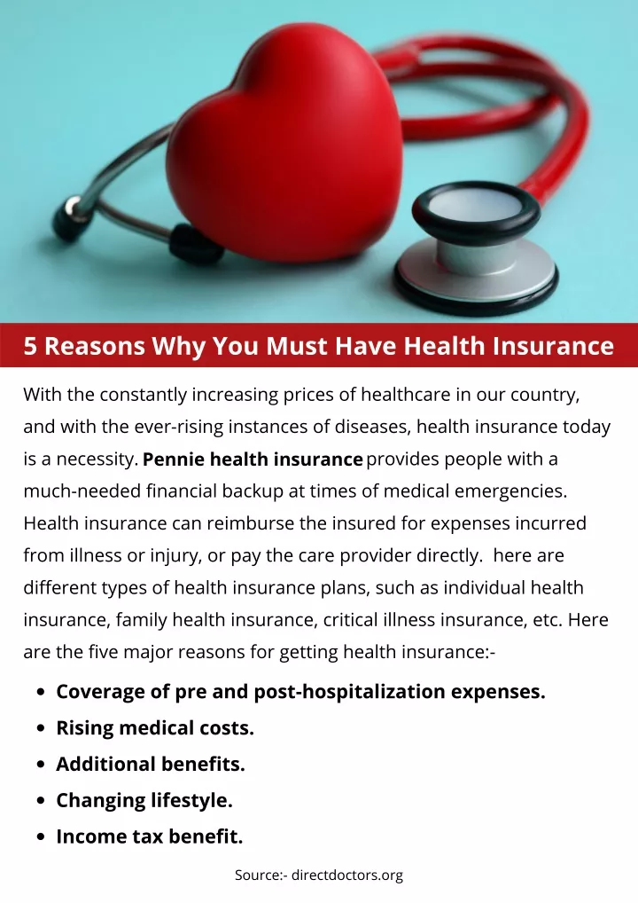 ppt-5-reasons-why-you-must-have-health-insurance-powerpoint