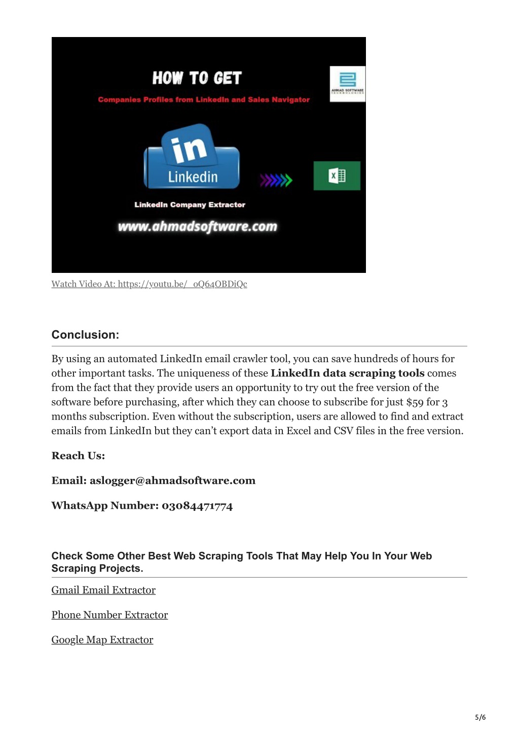 linkedin email extractor free