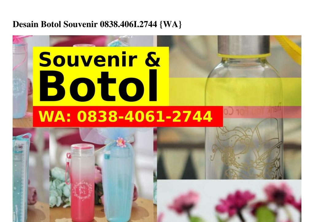 Ppt Desain Botol Souvenir Powerpoint Presentation Free Download Id11179010 5335