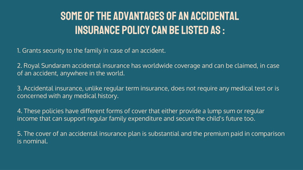 PPT - Best Accidental insurance policy in India 2022 PowerPoint ...