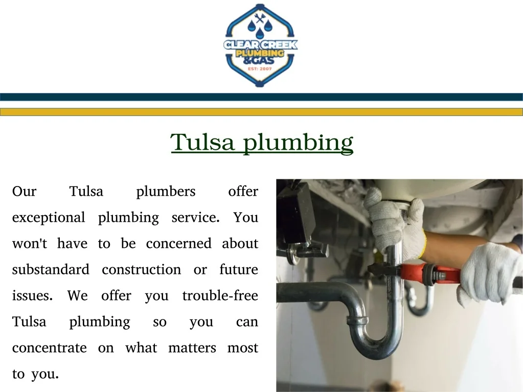 PPT Tulsa plumbing PowerPoint Presentation, free download ID11179390