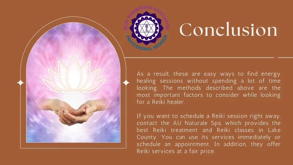 PPT - How to find Reiki Healing Sessions? - AU Naturale Spa PowerPoint ...