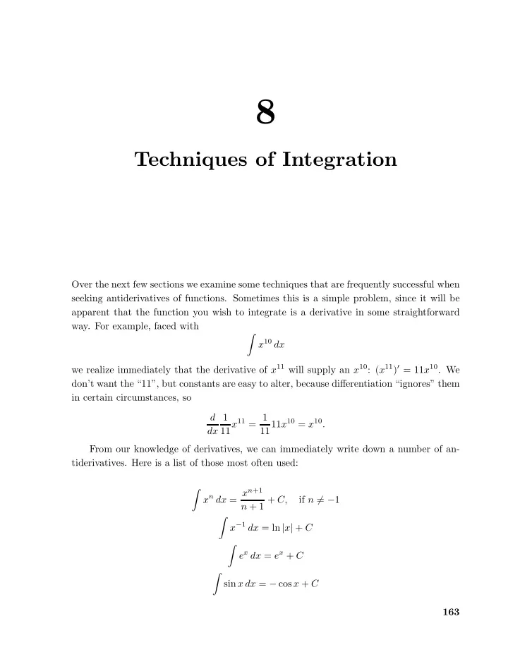 PPT - Calculus_08_Techniques_of_Integration PowerPoint Presentation ...