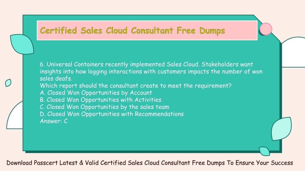 Sales-Cloud-Consultant Fragenkatalog