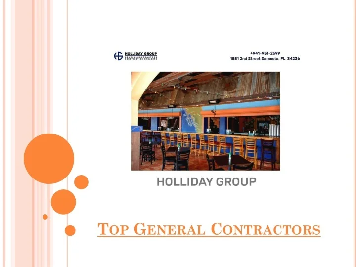 PPT Role Of The Top General Contractors PowerPoint Presentation, free