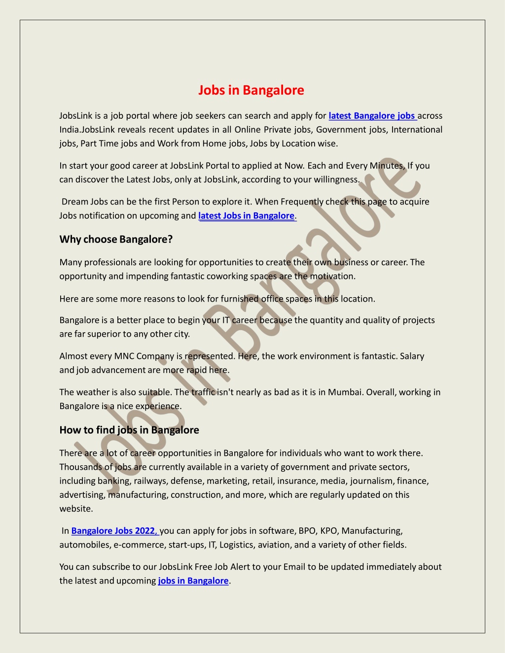 powerpoint presentation specialist jobs in bangalore