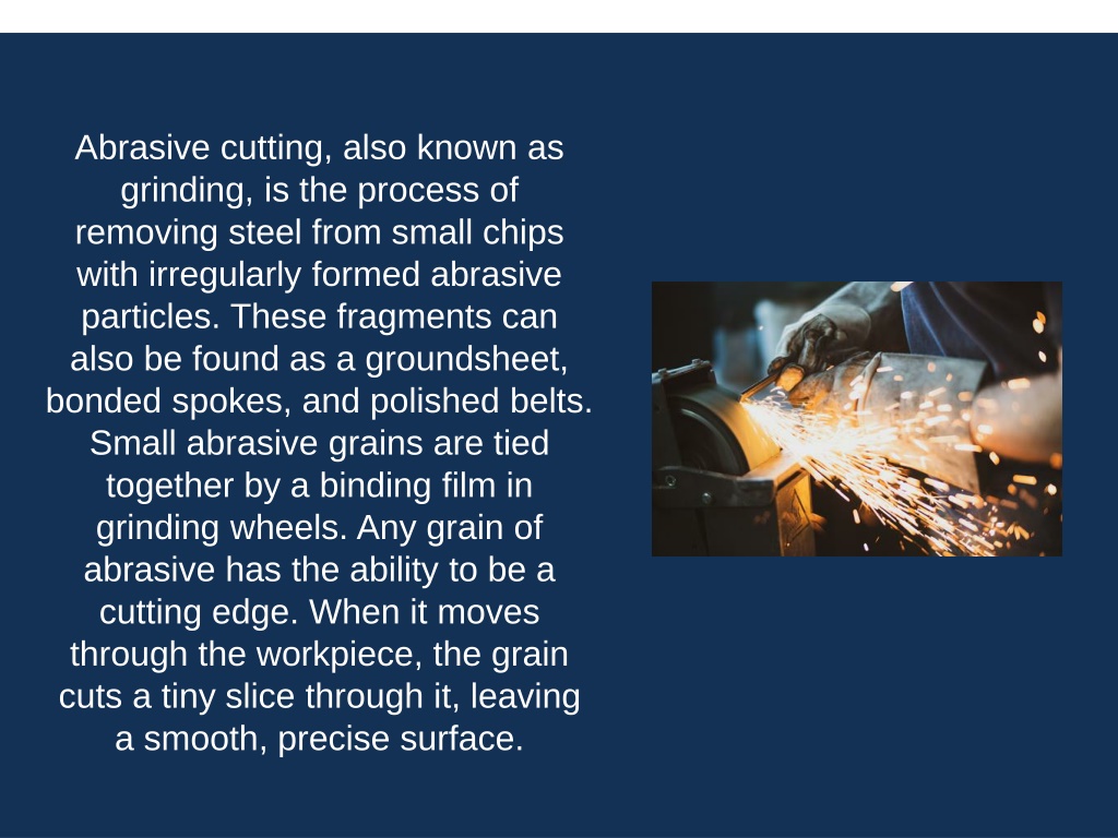 Ppt Applications Of Abrasive Grinding Wheels Powerpoint Presentation Id 11186628