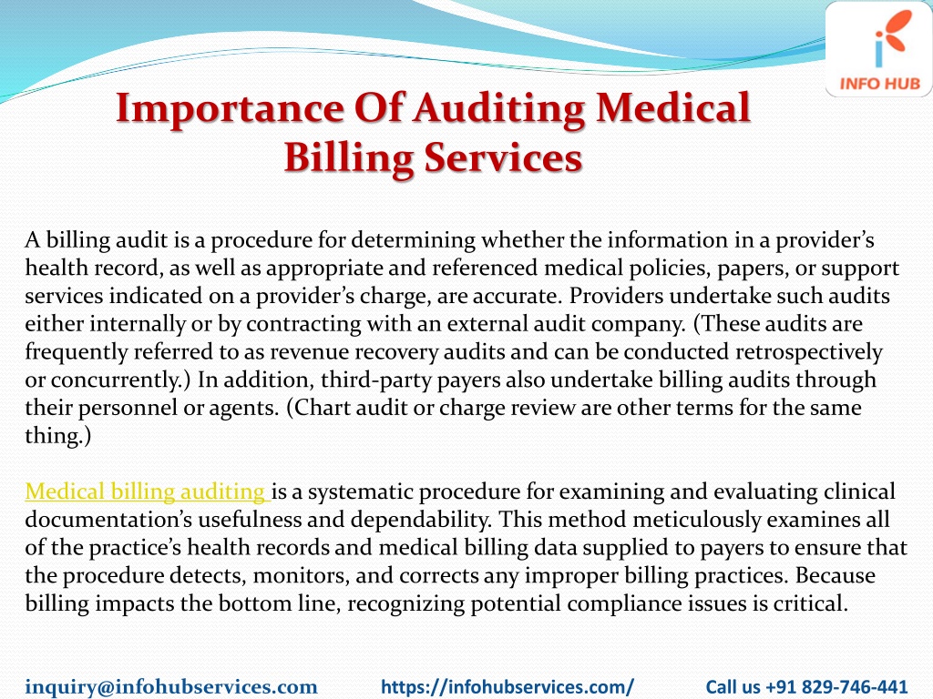 PPT - Importance Of Auditing Medical Billing Services PowerPoint ...