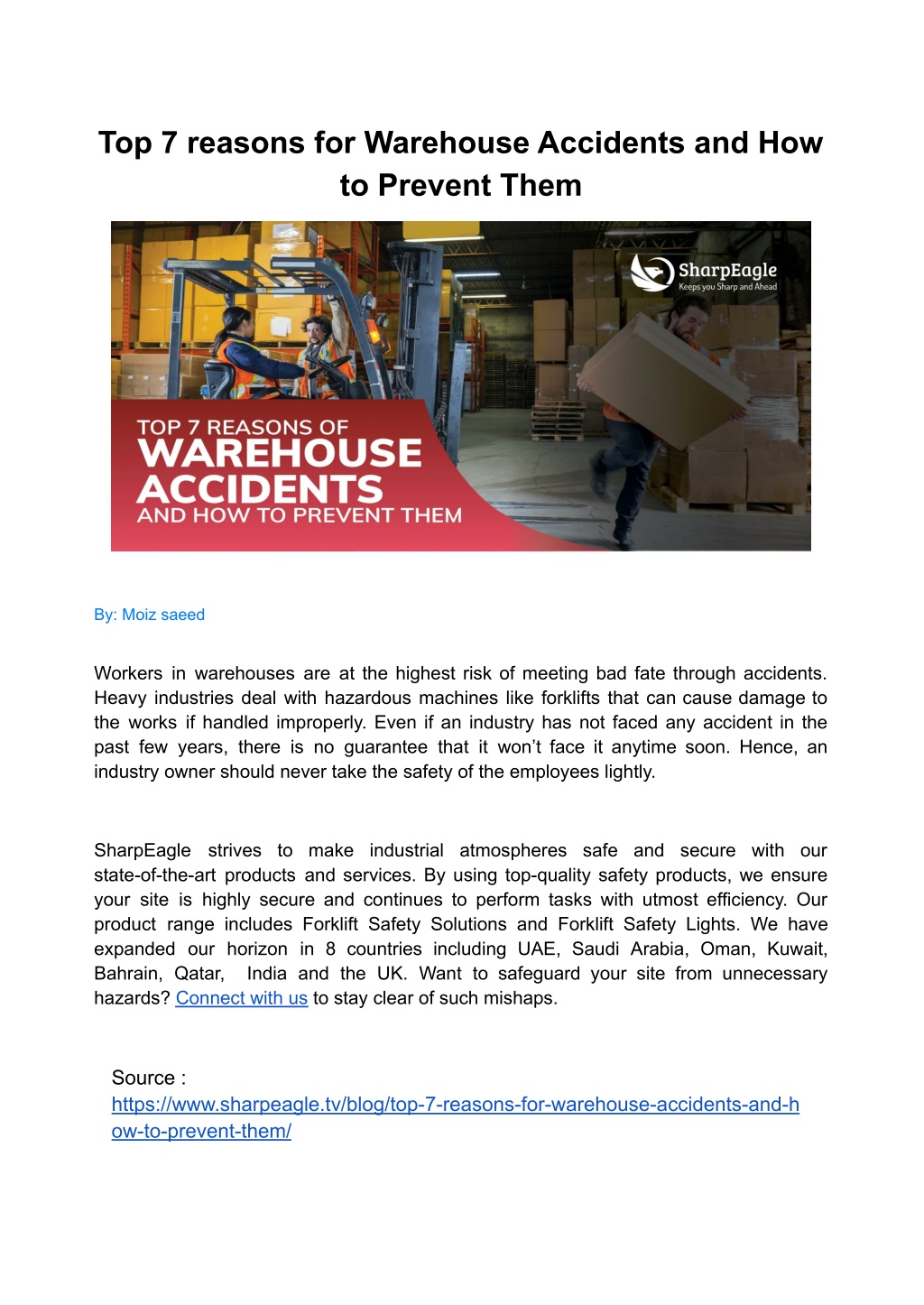 PPT - Top 7 reasons for Warehouse Accidents and How to Prevent Them ...