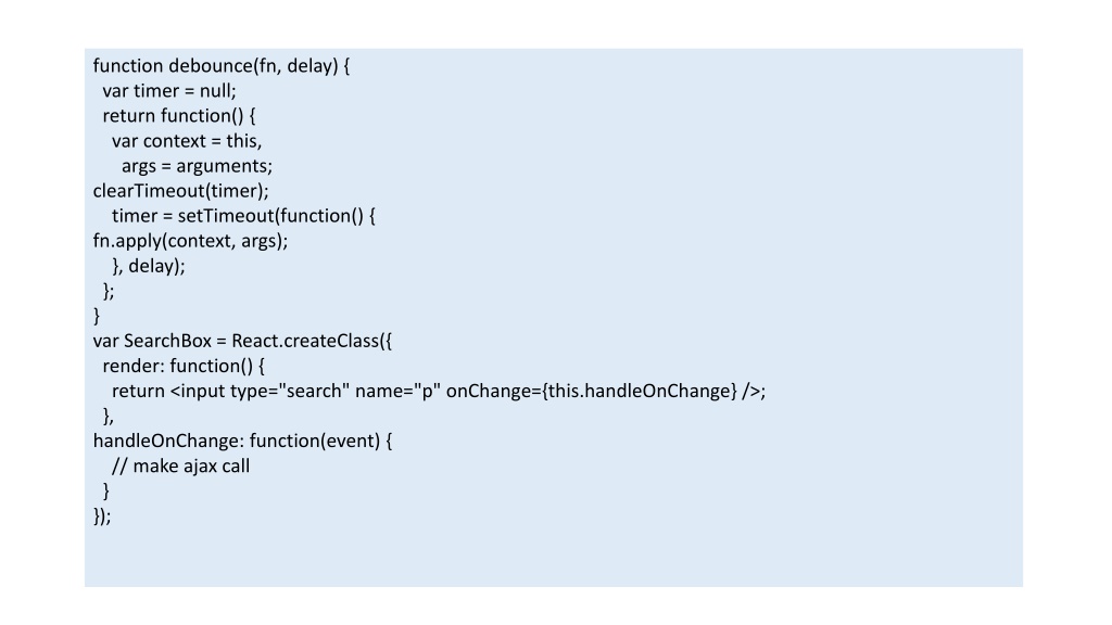 PPT - How To Perform Debounce In React PowerPoint Presentation, Free ...