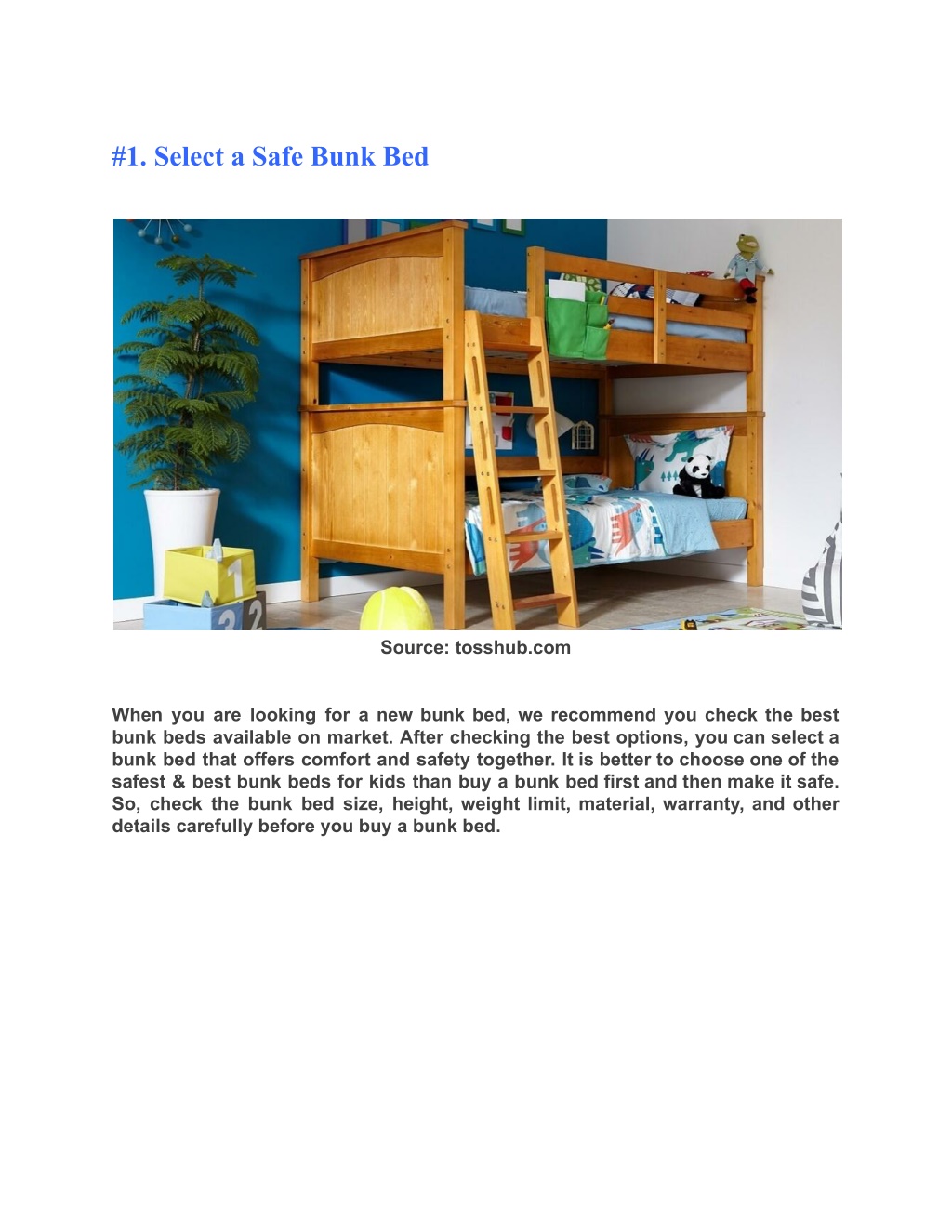 ppt-how-to-make-a-bunk-bed-safer-for-your-kids-powerpoint