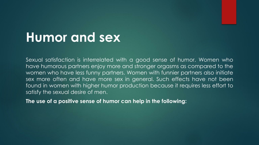 Ppt How To Use Humor To Increase Intimacy Powerpoint Presentation