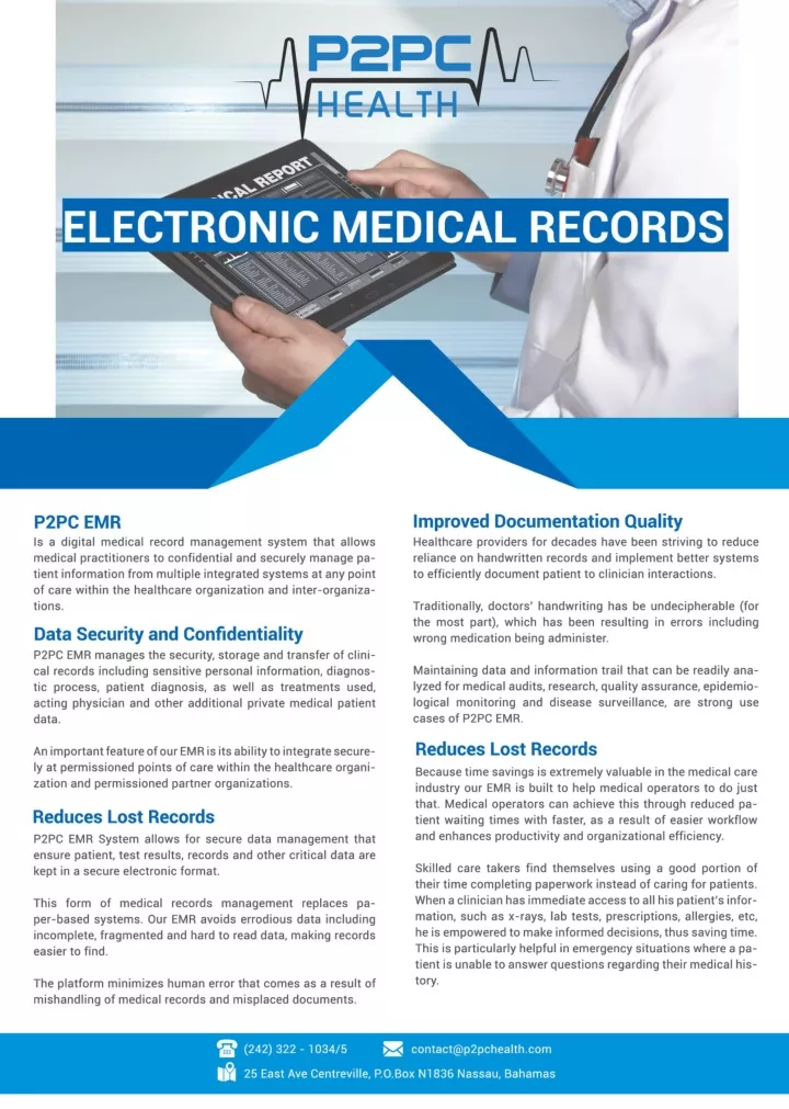 electronic medical records powerpoint presentation