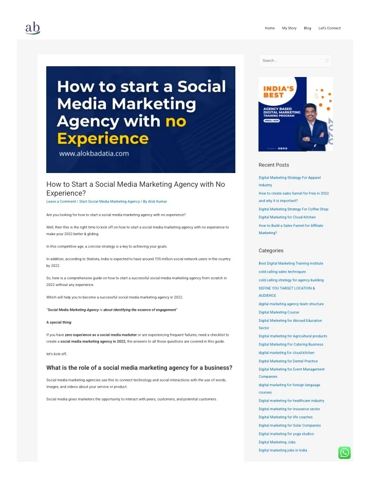PPT - How to Start a Social Media Marketing Agency with No Experience ...