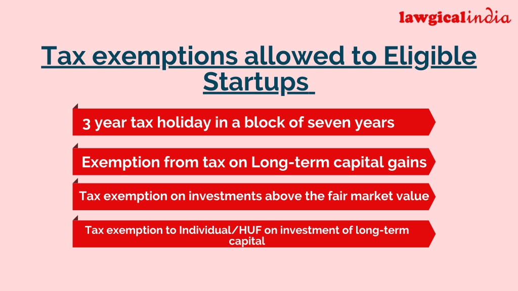 Ppt Startup India Eligibility Tax Exemptions And Incentives Powerpoint Presentation Id 11192939